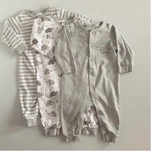 H&M 3-Pack Sleepers